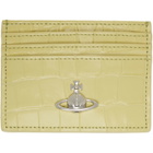 Vivienne Westwood Green Flat Card Holder