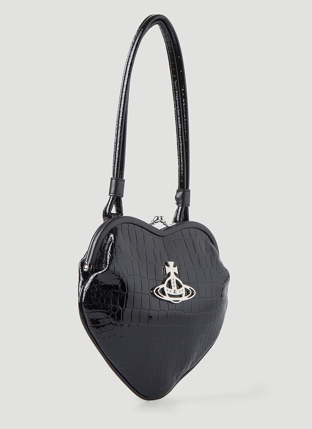 Vivienne Westwood Leather Embossed Heart Bag