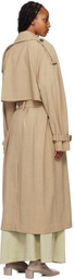 CAMILLA AND MARC Tan Fernando Trench Coat
