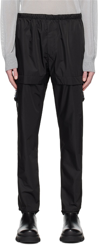 Photo: Givenchy Black Buckle Cargo Pants