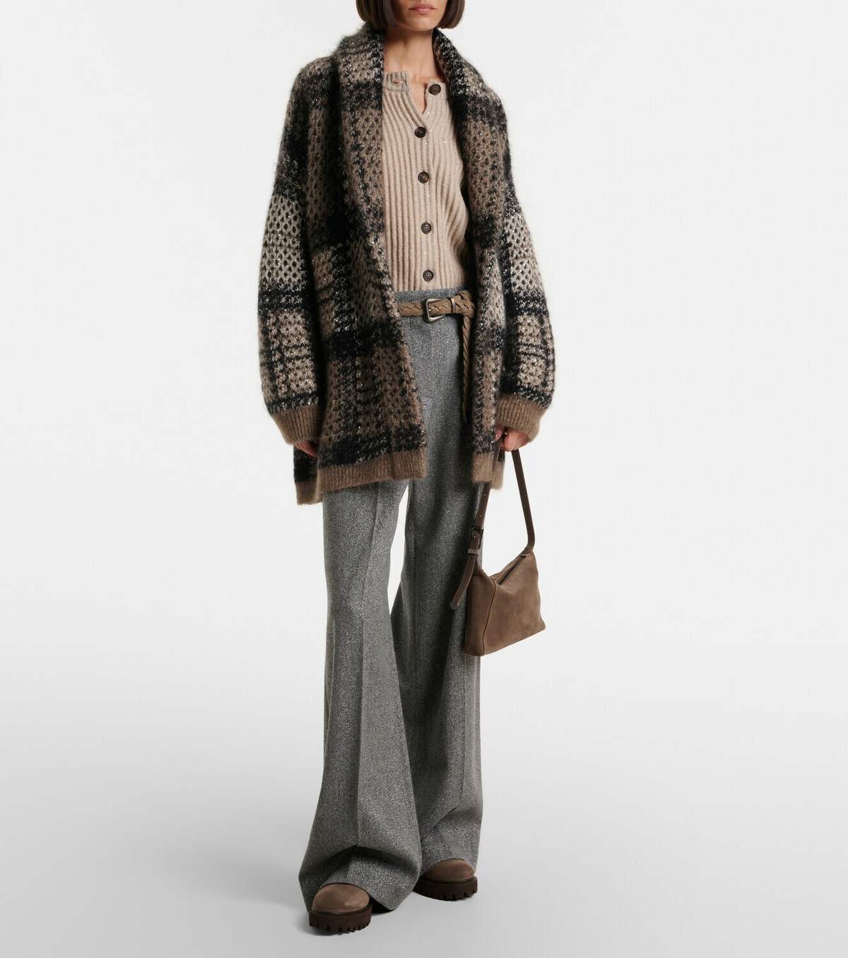 Brunello Cucinelli Monili suede Chelsea boots