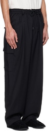 Y-3 Black Sport Uniform UT Straight Leg Cargo Pants