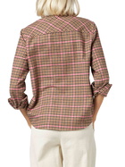 MC2 Saint Barth Woman Overshirt With Pied De Poule Print