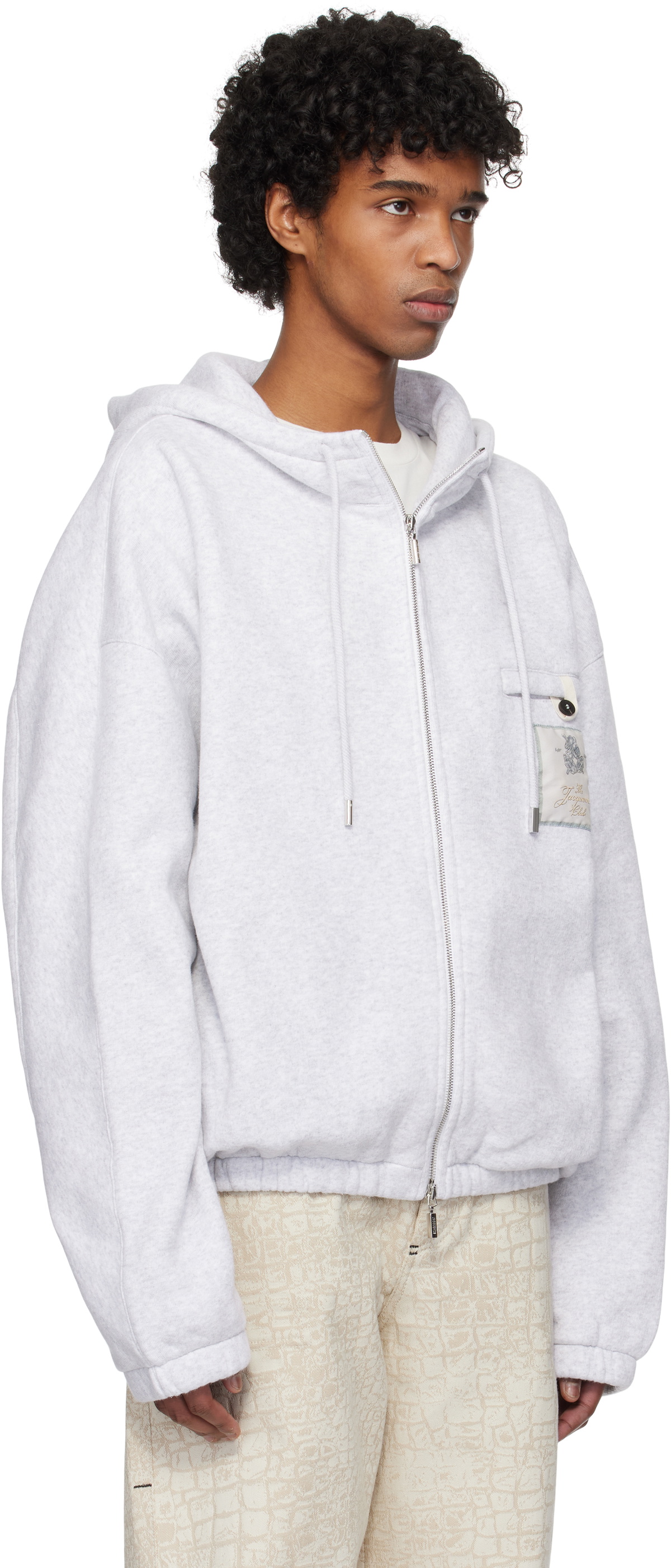 JACQUEMUS Gray 'The Torneo' Hoodie Jacquemus