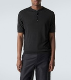 Thom Sweeney Silk and linen T-shirt