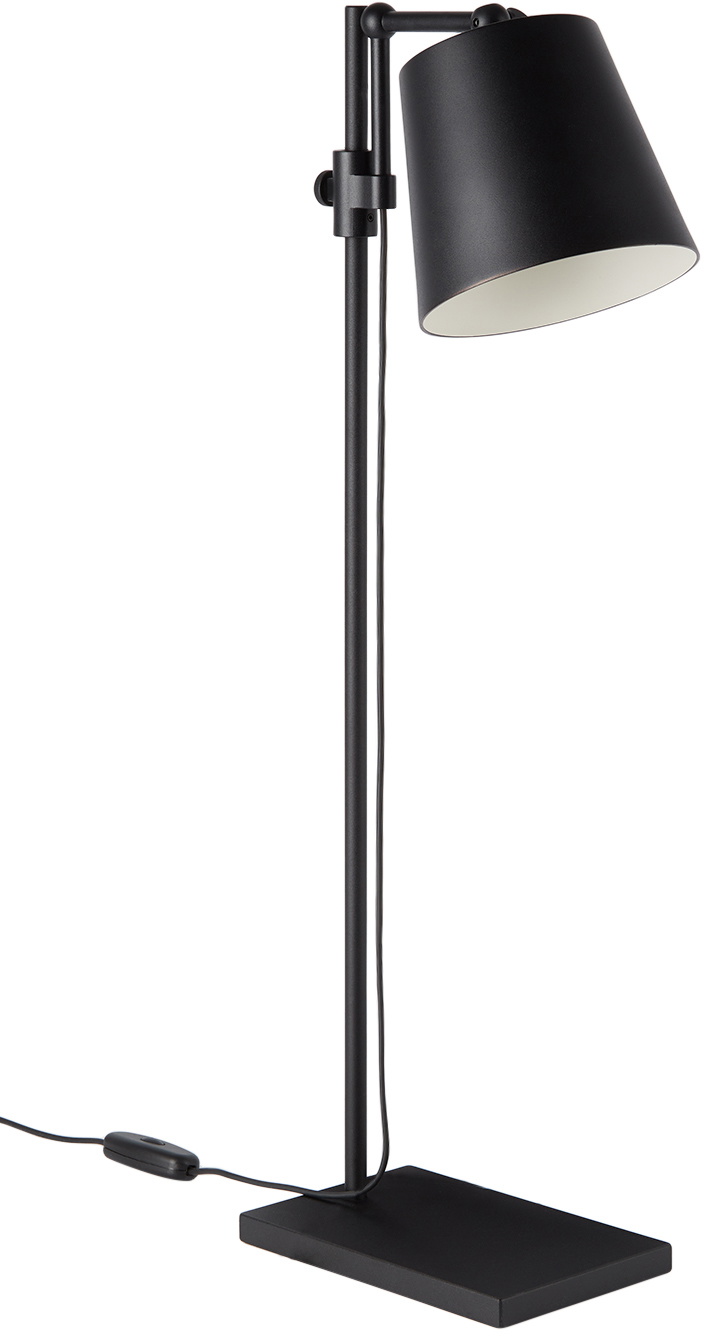 Karakter Black Steel Lab Table Lamp