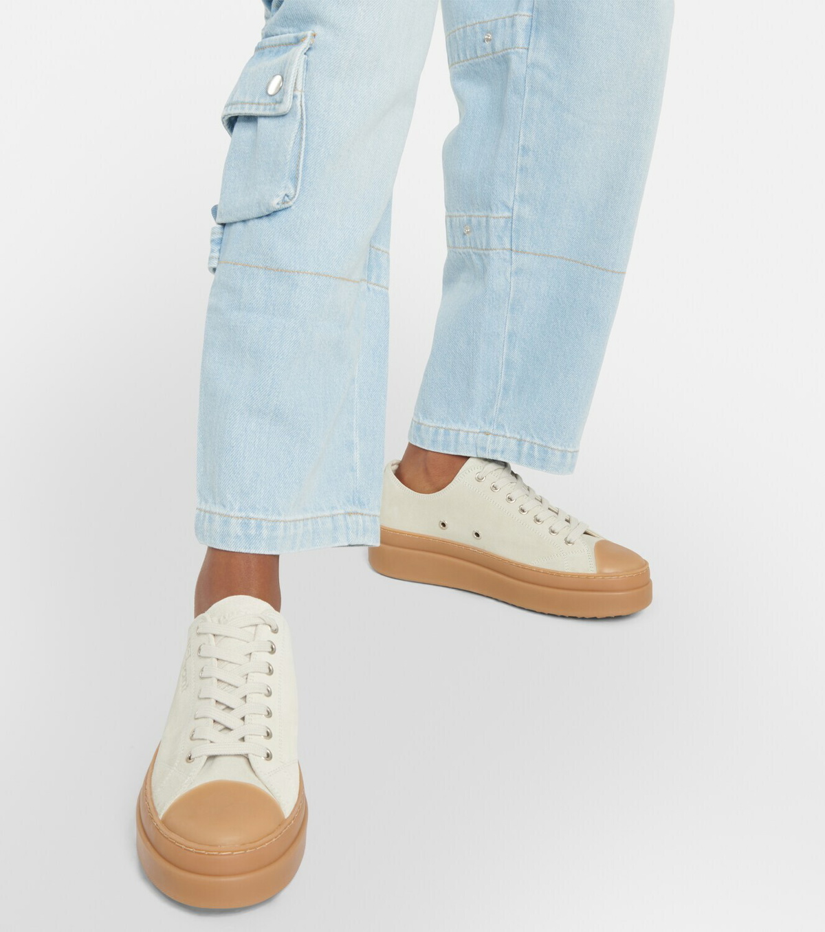 【関税込み】Isabel Marant グレー Austen スニーカー Isabel Marant Austen Blue Canvas Platform Sneakers EU 41 (US