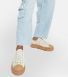 Isabel Marant Austen embossed suede low-top sneakers