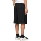 Y-3 Black Wool Tailored Shorts