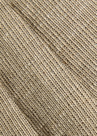 Blaze Milano Selle Pleated Cotton-blend Shorts Beige