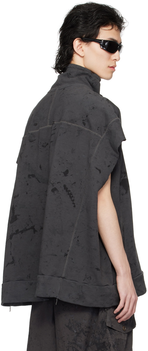 NICOLAS ANDREAS TARALIS SSENSE Exclusive Black Doublesized Sweatshirt