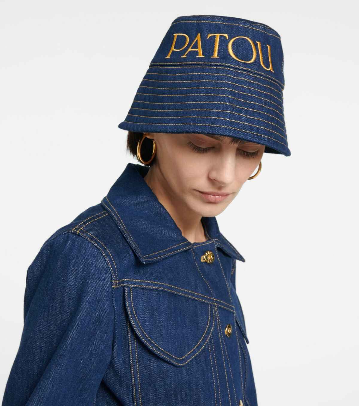 PATOU デニム バケットハット