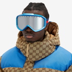 Gucci Ski Mask in Blue/Silver 