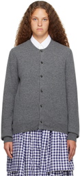 Comme des Garçons Shirt Gray Crewneck Cardigan