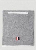 Thom Browne - Milano Stitch Four Bar Pocket Scarf in Grey