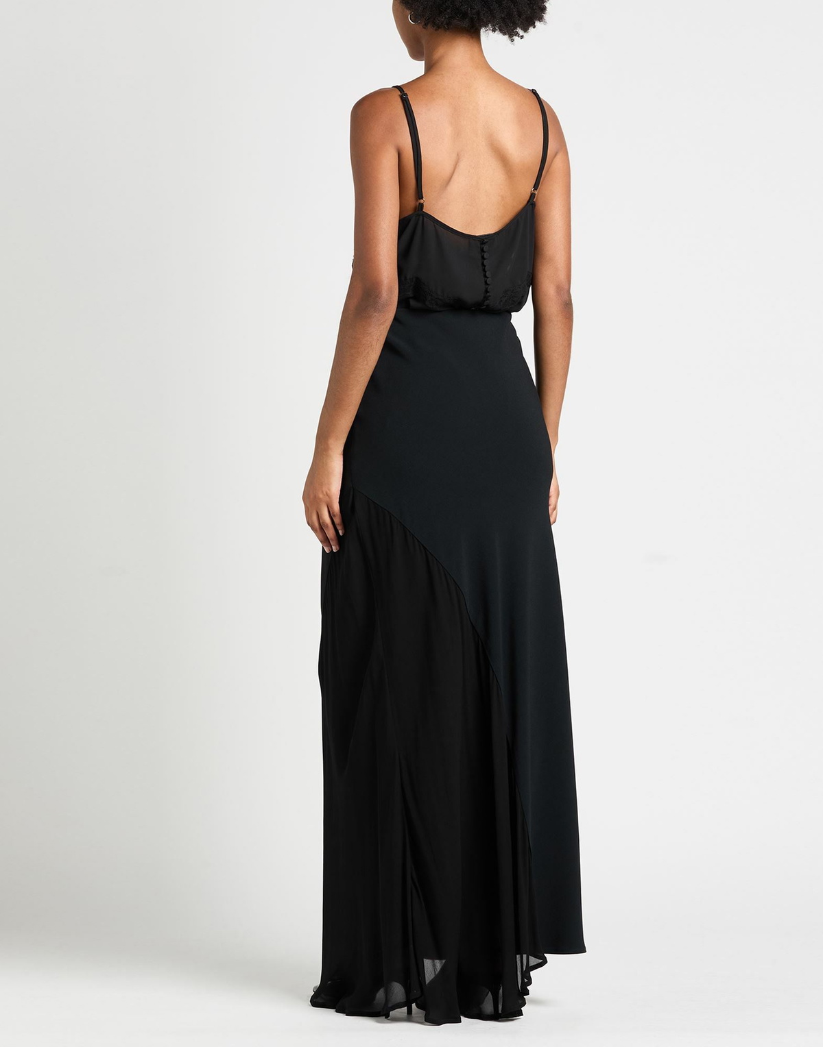 Jucca Womens Maxi skirt in Black