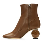 Loewe Brown Strass Heel Boots