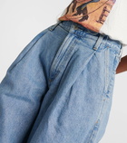 Agolde Ellis mid-rise denim Bermuda shorts