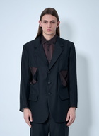 Yohji Yamamoto Cut-Off Single-Breasted Blazer