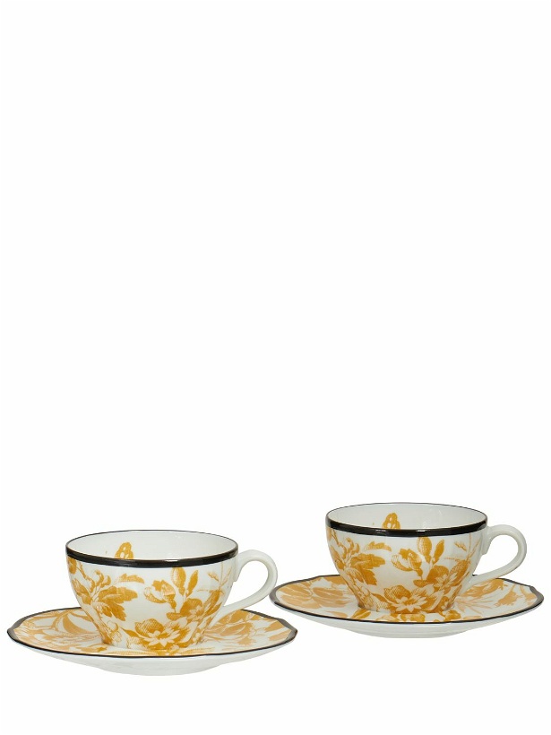 Photo: GUCCI - Set Of 2 Herbarium Cups & Saucers