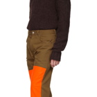 Etudes Brown and Orange Corner Trousers