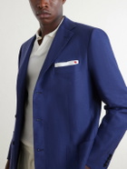 Kiton - Linen Blazer - Blue