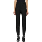Haider Ackermann Black Slit Trousers