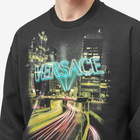 Versace Men's City Lights Crew Sweat in Black/Print