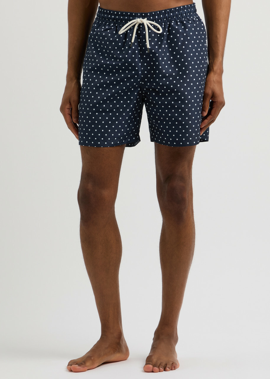 Polo Ralph Lauren Polka-dot Print Shell Swim Shorts Blue