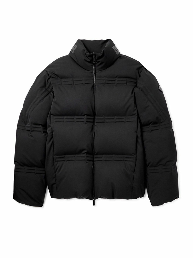 Photo: Moncler Genius - Asap Rocky Logo-Appliquéd Quilted Twill Down Jacket - Black