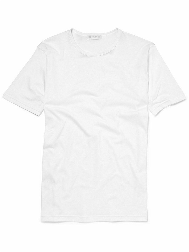 Photo: Sunspel - Superfine Cotton Underwear T-Shirt - White