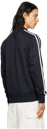 AMI Alexandre Mattiussi Navy Striped Sweatshirt