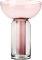 AYTM Pink & Black Torus Vase