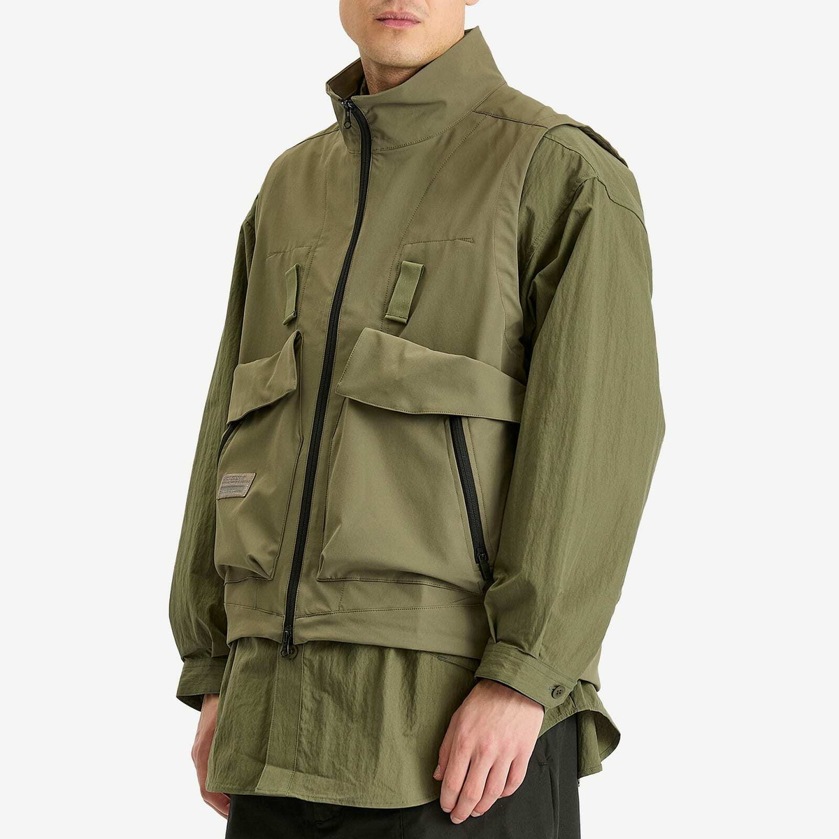 Poliquant Men's Packable Multiple Functions Vest in Olive