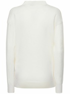 ANNAGRETA Benedetta Wool & Silk Fine Knit Sweater