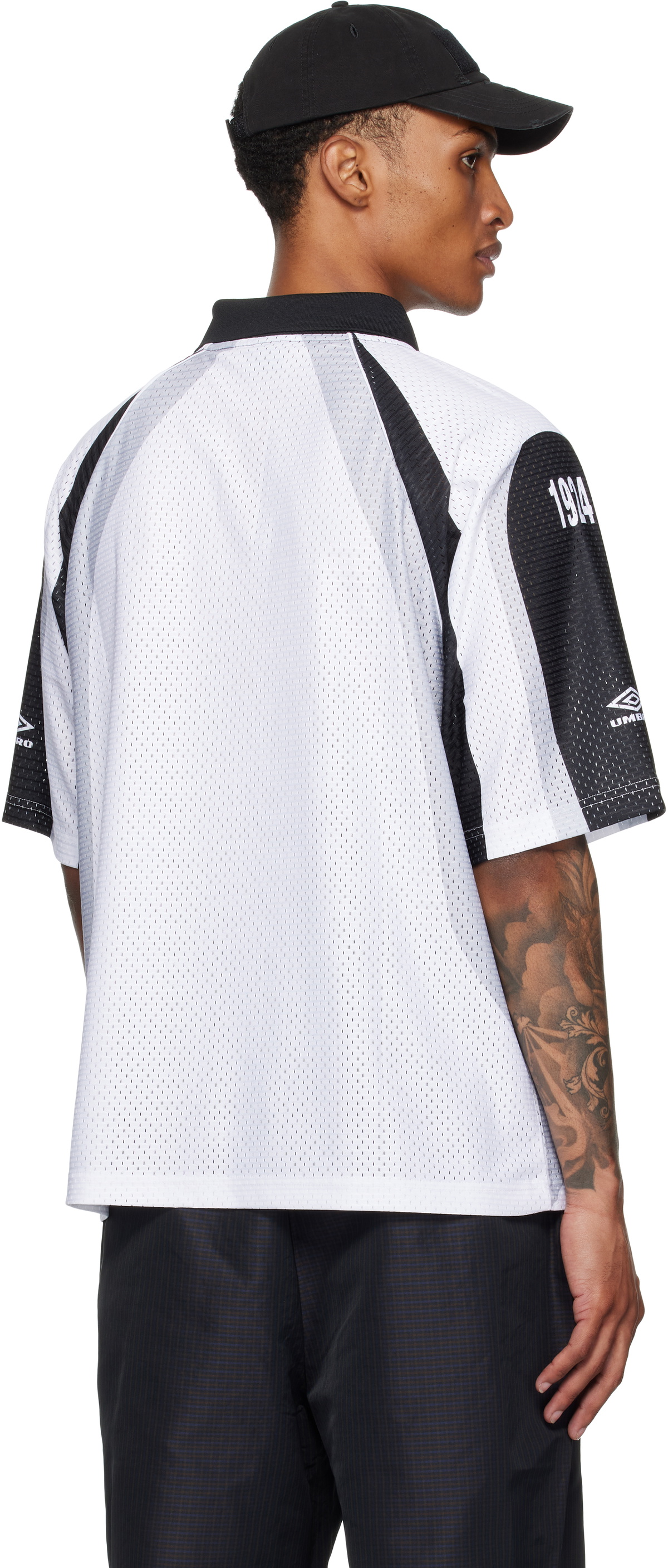 Umbro White 97/98 'Lazy' Polo