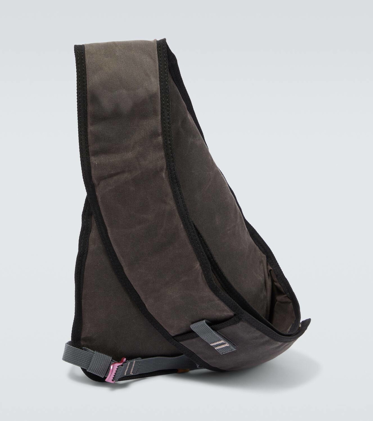 Acne Studios Sling leather-trimmed canvas backpack Acne Studios