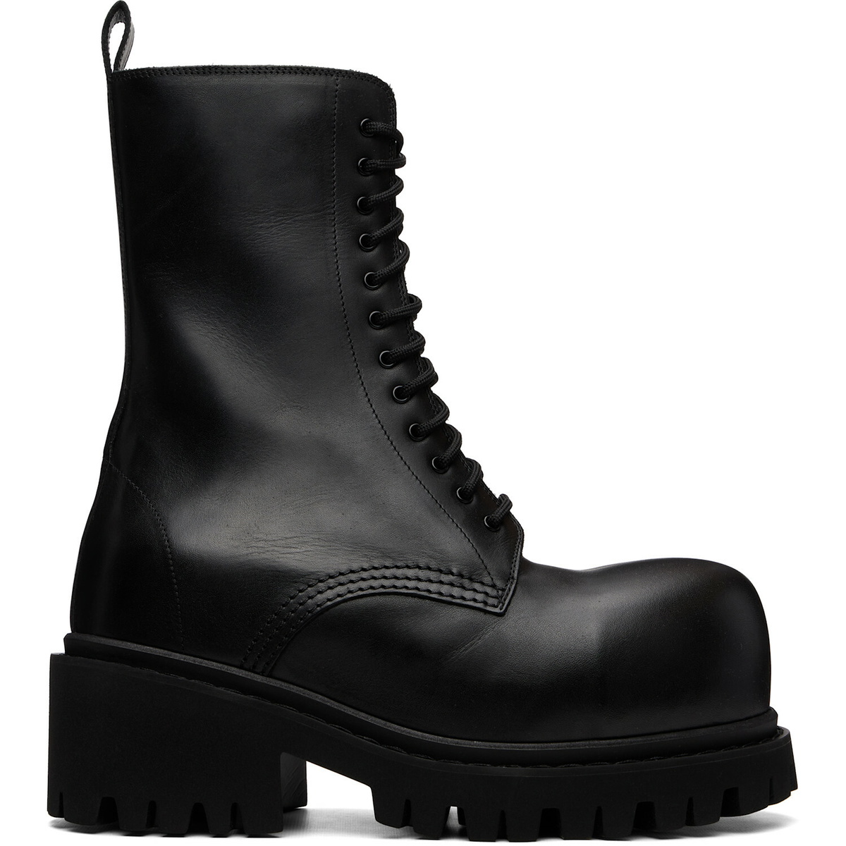 Balenciaga Black Stomper Boots
