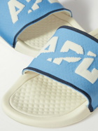 APL Athletic Propulsion Labs - Logo-Jacquard TechLoom Slides - Blue