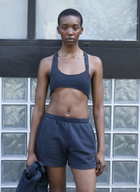 GREG ROSS Raw Cut Bra Top
