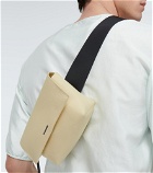 Jil Sander - Leather-trimmed canvas belt bag