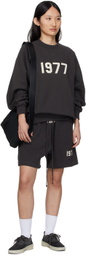 Fear of God ESSENTIALS Black '1977' Sweatshirt