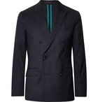 Paul Smith - Midnight-Blue Soho Slim-Fit Double-Breasted Wool Suit Jacket - Midnight blue