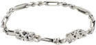 Emanuele Bicocchi Silver Figaro Rope Chain Bracelet