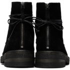 Marsèll Black Parrucca Combat Boots