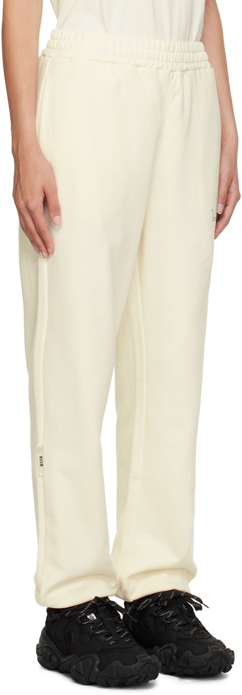 MSGM Off-White Three-Pocket Lounge Pants