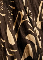 Joseph Adore Printed Crinkled Satin Midi Dress Beige