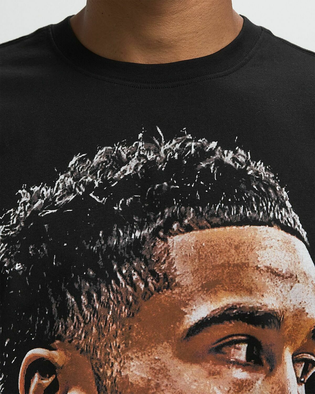 Mitchell & Ness NBPA REAL BIG FACE TEE PLAYERS ASSOC JAYSON TATUM Black Mens Shortsleefe