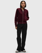 Adidas Wmns Velvet Tracktop Purple - Womens - Track Jackets