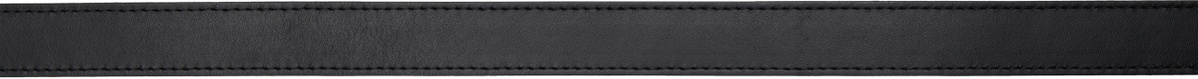 Ernest W. Baker Black Gold Buckle Belt